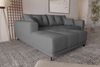 99rooms Massimo Ecksofa Strukturstoff NEVE Anthrazit mit Schlaffunktion Links Bild 2