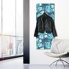 Queence Garderobe - "Jirosha" Druck auf hochwertigem Arcylglas inkl. Edelstahlhaken und Aufhängung, Format: 50x120cm Bild 2