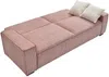 Vente-unique - Sofa 3-Sitzer mit Schlaffunktion - Cord - Rosa - SEKOTA Bild 5