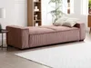 Vente-unique - Sofa 3-Sitzer mit Schlaffunktion - Cord - Rosa - SEKOTA Bild 2