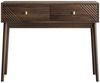 BBWL Konsolentisch Mid-Century Schreibtisch mit Schubladen MDF Kiefernholz, Konsolentisch modern Retro Flur Wohnzimmer 100 cm stabil Bild 2