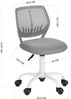 Schreibtischstuhl Ergonomisch Verstellbarer Drehstuhl Bürostuhl Stoff Grau Bild 3