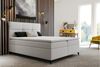 Stylefy Libretto Boxspringbett 180x200 cm Strukturstoff Schwarz Schaum Topper 4 cm Bild 4