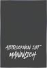 17,30 Hamburg Geschirrtuch ABTROCKNEN IST MÄNNLICH, Grau, (1-tlg), 50x70cm, Siebdruck Bild 2