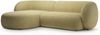 Micadoni Ecksofa Kate 3-Sitzer Links Strukturierter Stoff Sonnenblumen Melange Bild 2