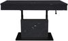 Couchtisch Höhenverstellbar Else 1 110x59x60 Holz Keramikoptik Schwarz Bild 3