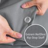 Sanzaro Strandkorb-Schutzhülle, RipStop-Technologie mit 600D Oxford Stoff, Reißfest und UV Beständig Bild 4