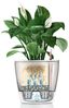 LECHUZA Blumentopf CLASSICO LS 28 ALL-IN-ONE Set Hochglanz-Weiß 16040 421466 Bild 3