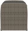 vidaXL Sitzbank mit Stauraum & Kissen Grau 80x51x52 cm Poly Rattan 365731 Bild 5