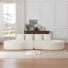 4-Sitzer Modulsofa H 65 x T 310 x B 110 cm aus Chenille, 2-teilig kombinierbar Bild 4