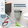 bremermann Kosmetikeimer SAVONA Softtouch inkl. Wandhalterung 5,5 Liter Kunststoff salbei Bild 3