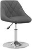 vidaXL Esszimmerstühle 6 Stk. Drehbar Dunkelgrau Samt [3088770] Bild 2