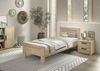 Einzelbett 90x200 Keelia Eiche mit Nachttisch Set Bild 2