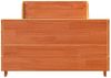 vidaXL Massivholzbett ohne Matratze Wachsbraun 90x200 Kiefernholz 850778 Bild 4