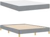 vidaXL Boxspringbett mit Matratze Hellgrau 160 x 200 cm Stoff 3398577 Bild 5