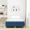 vidaXL Boxspringbett mit Matratze Blau 120 x 200 cm Stoff 3398562 Bild 4