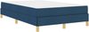 vidaXL Boxspringbett mit Matratze Blau 120 x 200 cm Stoff 3398562 Bild 3