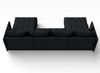 AX LIVING Mersino anthrazit Eckschlafcouch mit Bettkasten 353 cm Bild 4
