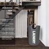 DOKEHOM 90L Großer Faltbarer Wäschekorb Dunkelgrau Stand Up Design 600D Oxford Bild 2