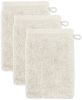 Möve Superwuschel Waschhandschuh 15x20 cm aus 100% Baumwolle, Nature 3er Set Bild 2