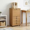 vidaXL Rollschrank Honigbraun 53 x 39 x 103 cm Massivholz Kiefer 42028368 Bild 3