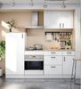 Dmora Komplette Küche Althenis, Moderne Küchenkomposition, Modular Set für Küche, Funktionelle Küchenlösung, Weiß und Eiche Bild 2