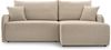 AX LIVING Couch in Beige Creme Marittimo Schlaffunktion 198cm Breite R Bild 3