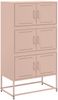 vidaXL Sideboard Rosa 68,5x38,5x123,5 cm Stahl 846489 Bild 2