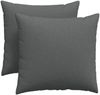 vidaXL Sofakissen 2 pcs Dunkelgrau 45 x 45 cm Stoff 42013912 Bild 2