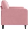 vidaXL 2-Sitzer-Sofa Rosa 140 cm Samt 359445 Bild 4