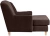 XXL Sessel Karil Bezug Veloursstoff Buche natur / braun 21895 Bild 3