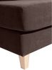 XXL Sessel Karil Bezug Veloursstoff Buche natur / braun 21895 Bild 5