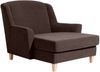 XXL Sessel Karil Bezug Veloursstoff Buche natur / braun 21895 Bild 2