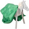 roba Abdeckplane für Voltigier- & Spielpferd aus wetterfestem Kunststoff - Passend für alle roba Outdoor-Pferde 456038TE/GA und 456022TE/GA - Schutzplane mit Metallösen, Seil & Feststellknopf - Grün Bild 4