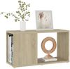 vidaXL TV-Schrank, Holzwerkstoff, 60 x 24 x 32 cm, Sonoma Bild 4