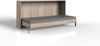 Klappbett >JUIST< (BxHxT: 212x105x43 cm) in EICHE SAEGERAU-NACHBILDUNG Bild 2