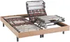Vente-unique Relaxbett elektrisch, Matratzen mit Memory Schaum & Bambus, DAMYSOS von NATUREA, mit OKIN-Motor, 2 x 80x200 cm, Holzfarben Bild 2