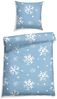 Schiesser Bettwäscheset Skadi - Feinbiber - 2-teilig - 155 x 220 cm - Blau Bild 5