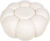 Pouf BEAUFORT Cremeweiß Bouclé 60 cm 60 cm Bild 5