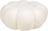 Pouf BEAUFORT Cremeweiß Bouclé 60 cm 60 cm Bild 4
