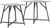 vidaXL Beistelltisch-Set 2 pcs Grau Sonoma und Schwarz 869729 Bild 2