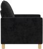 vidaXL Sofa Schwarz 76 x 81 x 87,5 cm Polyester 42028780 Bild 4