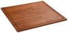 Kesper | XXL Herdabdeckplatte 56 x 50 x 4 cm | Farbe: Dunkelbraun | Material: FSC Bambus | ideal auch Schneideplatte oder Backbrett Bild 4