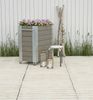 Plus Blumenkasten Cubic 87 x 50 x 95 cm graubraun mit Räder Bild 5