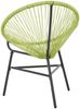 vidaXL Acapulco-Gartenstuhl Poly Rattan Grün 313141 Bild 4