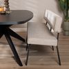 Bronx71 Esszimmerbank recycelter Stoff Espen taupe 190 cm Bild 3
