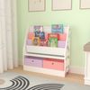 Kinderregal Neda Einhorn-Motiv 74 x 71 x 23 cm Weiß/Lila/Rosa [en. casa] Bild 2