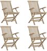vidaXL 5-tlg. Garten-Essgruppe Grau Massivholz Teak 3155043 Bild 4