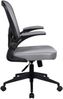 Bürostuhl Ergonomisch Drehstuhl Schreibtischstuhl Mesh Netzstoff office Stuhl Schwarz / Grau ohne Kopfstütze Bild 4