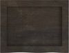 vidaXL Waschtischplatte Dunkelbraun 40x30x(2-4)cm Massivholz Behandelt 3156186 Bild 4